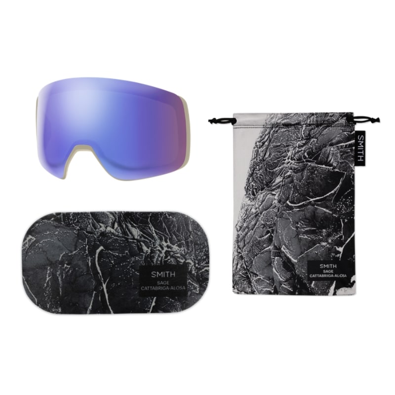 4D MAG AC Sage Cattabriga-Alosa + ChromaPop™ Sun Black Gold Mirror - SnowTech - Goggles