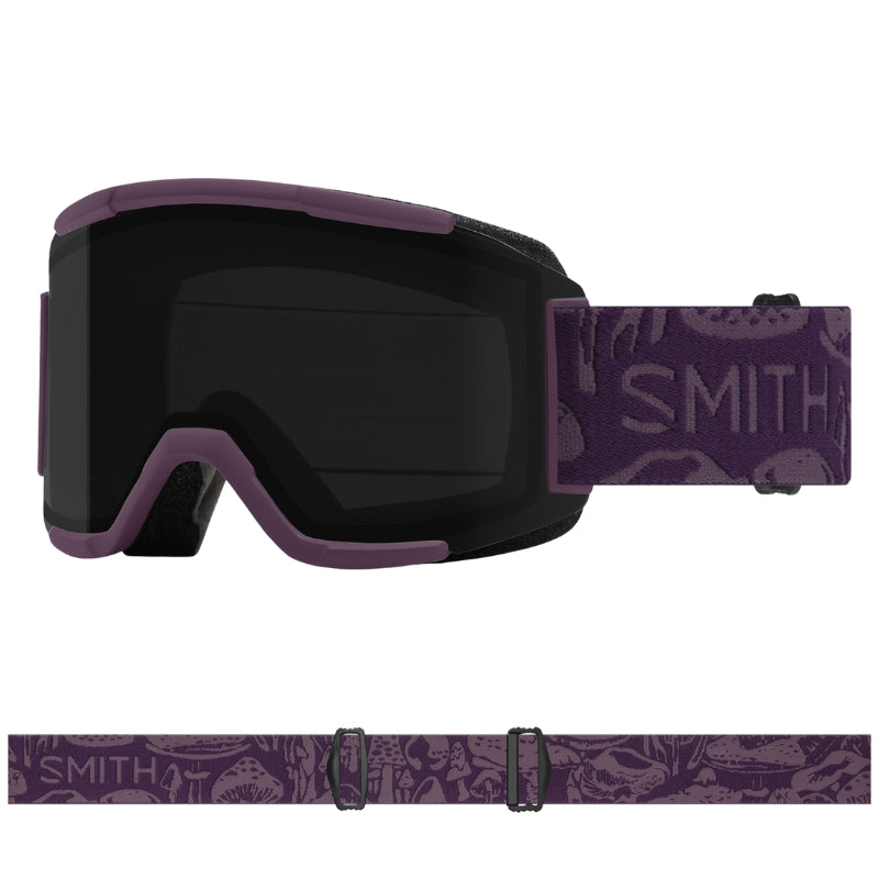 Smith Squad Amethyst ChromaPop™ Sun Black Lens + Extra Clear Lens - SnowTech - Μασκες Snowboard